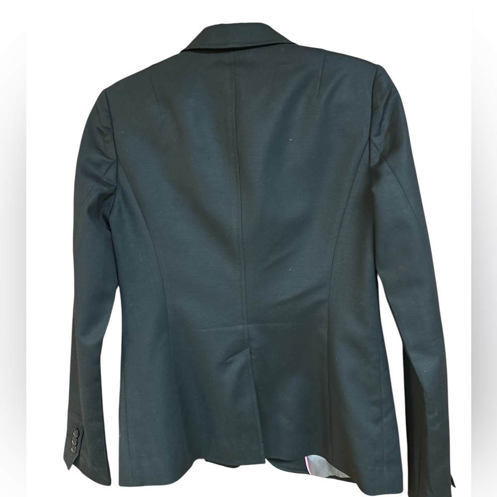 Banana Republic Black Stretch Sleek Cotton/Lyocell Lightweight Jacket Blazer S4 - Picture 5 of 10